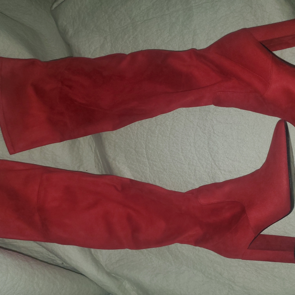 Elegant Red Women's Boots